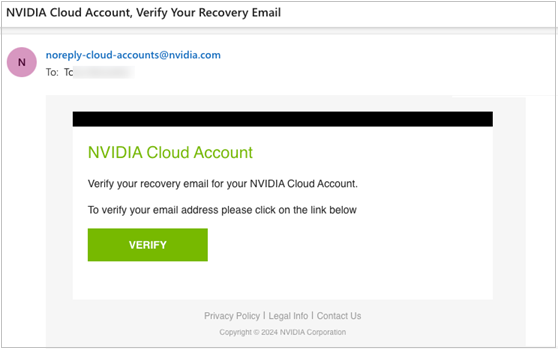 NCA Recovery Email