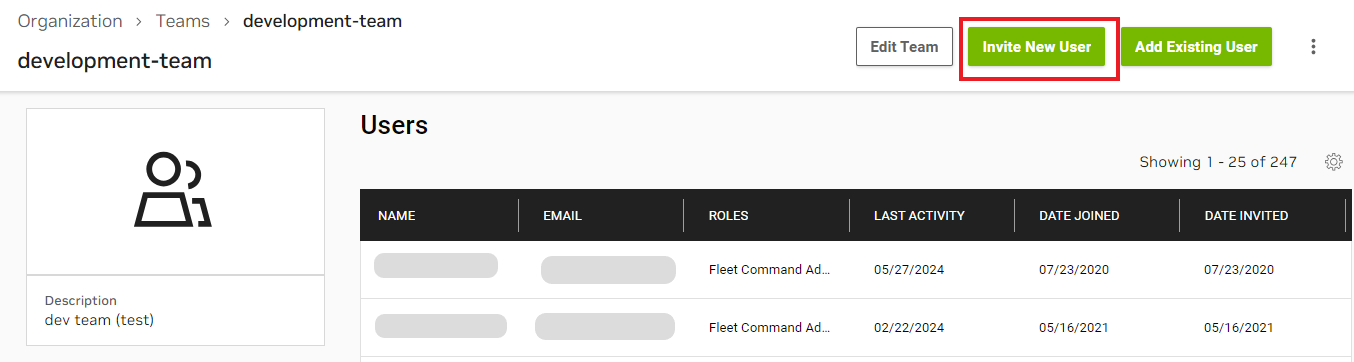 NGC add user