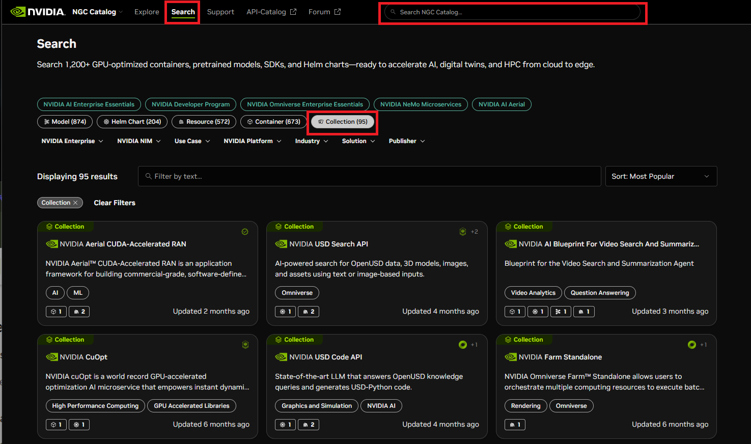 Collections navigating