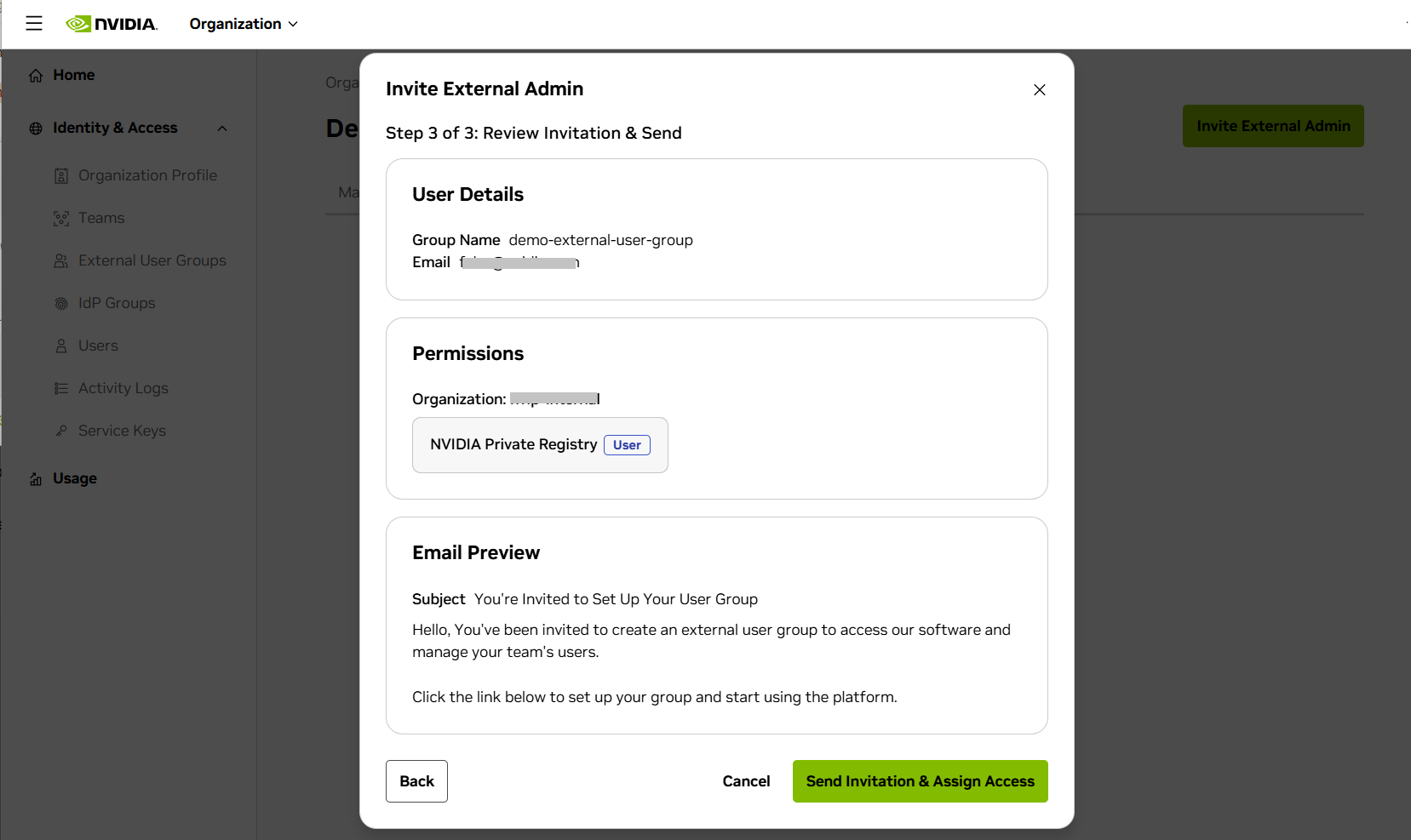 Review Delegated EUG Invitation