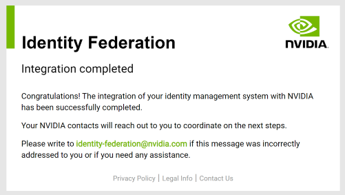 NGC ID Federation Complete