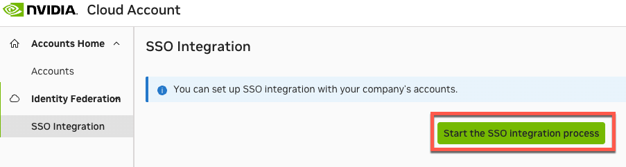 NGC ID Federation NCA SSO Integration