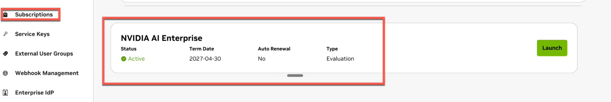 NGC ID Federation Subscription