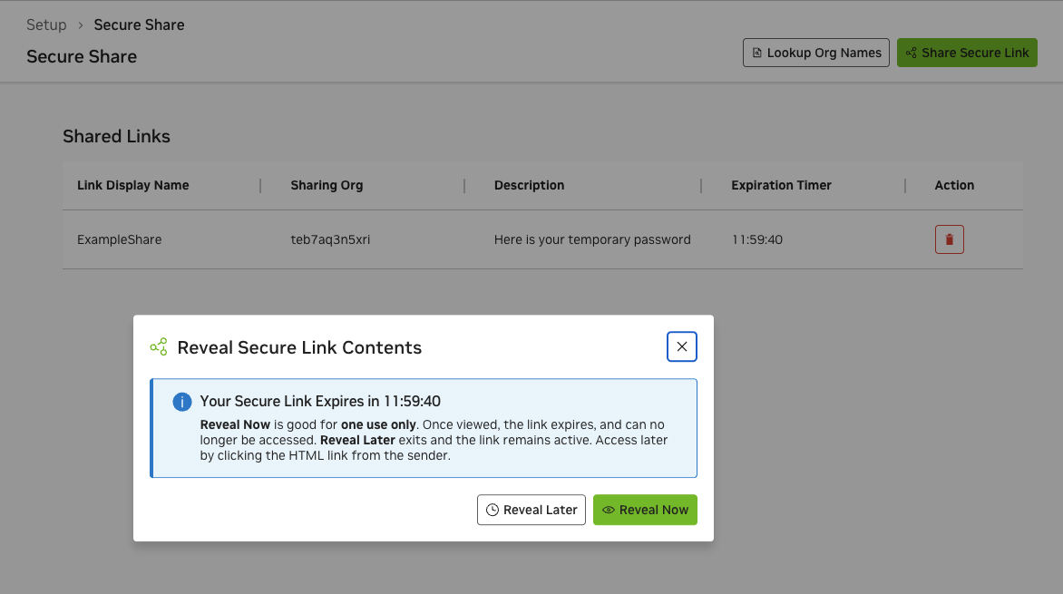 NGC Secure Links
