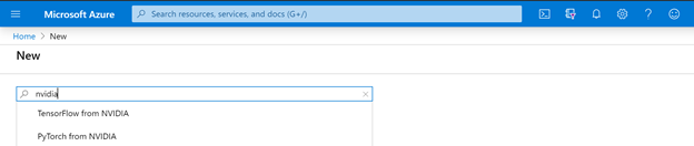 Azure Marketplace NVIDIA GPU Cloud