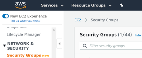 AWS Create Security Group
