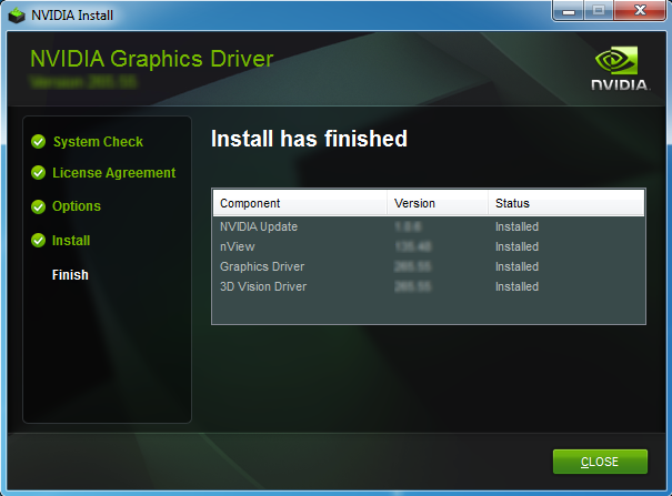 nvidia graphics driver install failed not installed