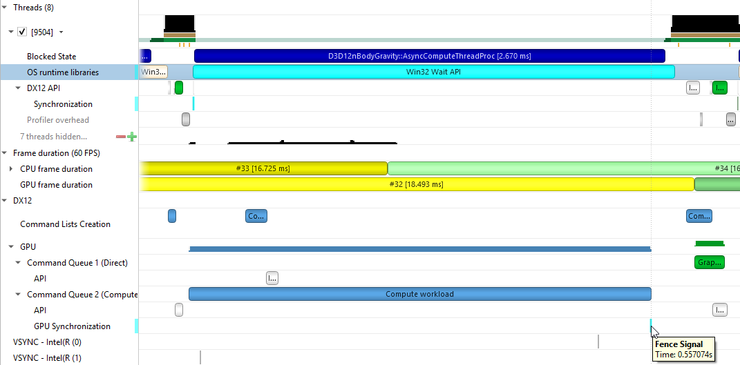 D3D12 fence sync