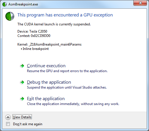 Build and Run :: NVIDIA Nsight VSE Documentation