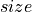 size