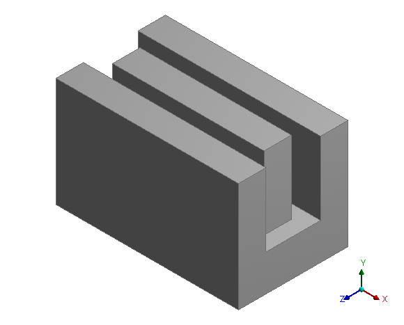 Three Fin geometry after optimization