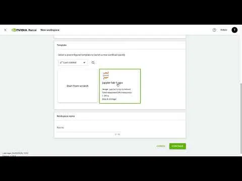 How to Run a Jupyter Notebook Using Workspaces
