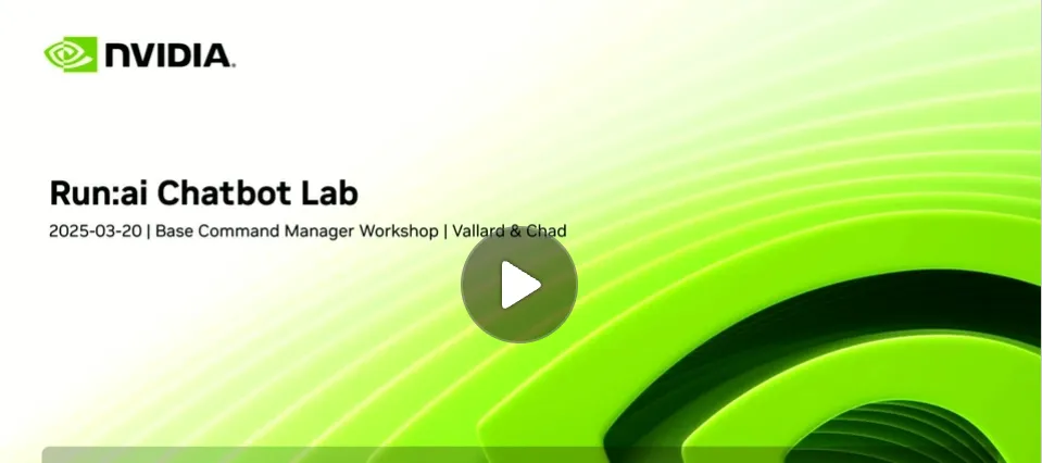 Use NVIDIA Base Command Manager and Run:ai to Fuel your AI Superpowers