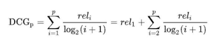 NDCG formula