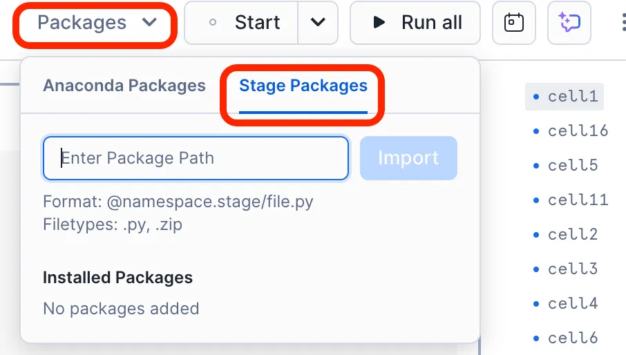 Package Installation Flow
