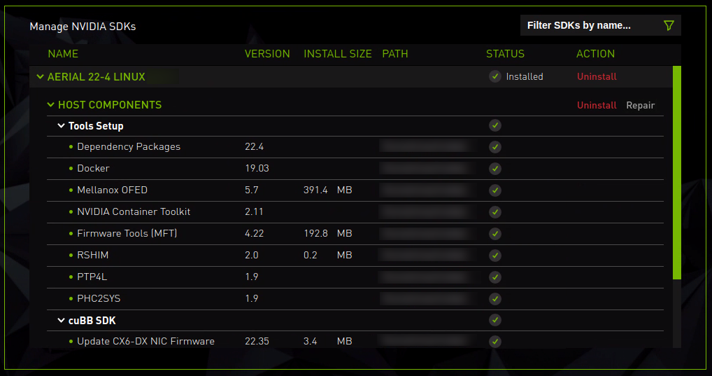 Install Aerial SDK with SDK Manager NVIDIA SDK Manager Documentation