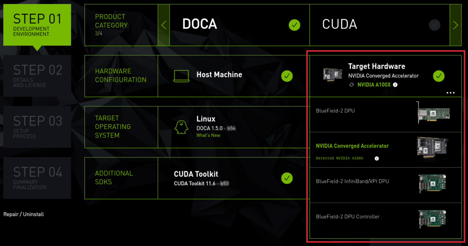 Install DOCA SDK with SDK Manager NVIDIA SDK Manager Documentation