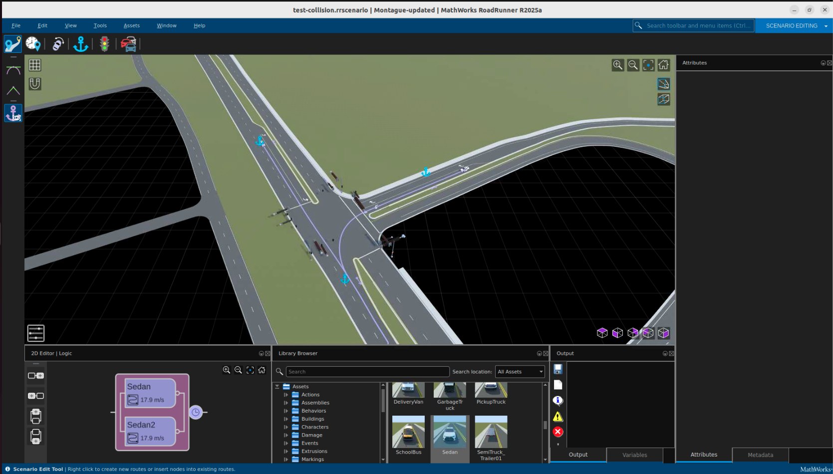 Montague Expressway collision scenario