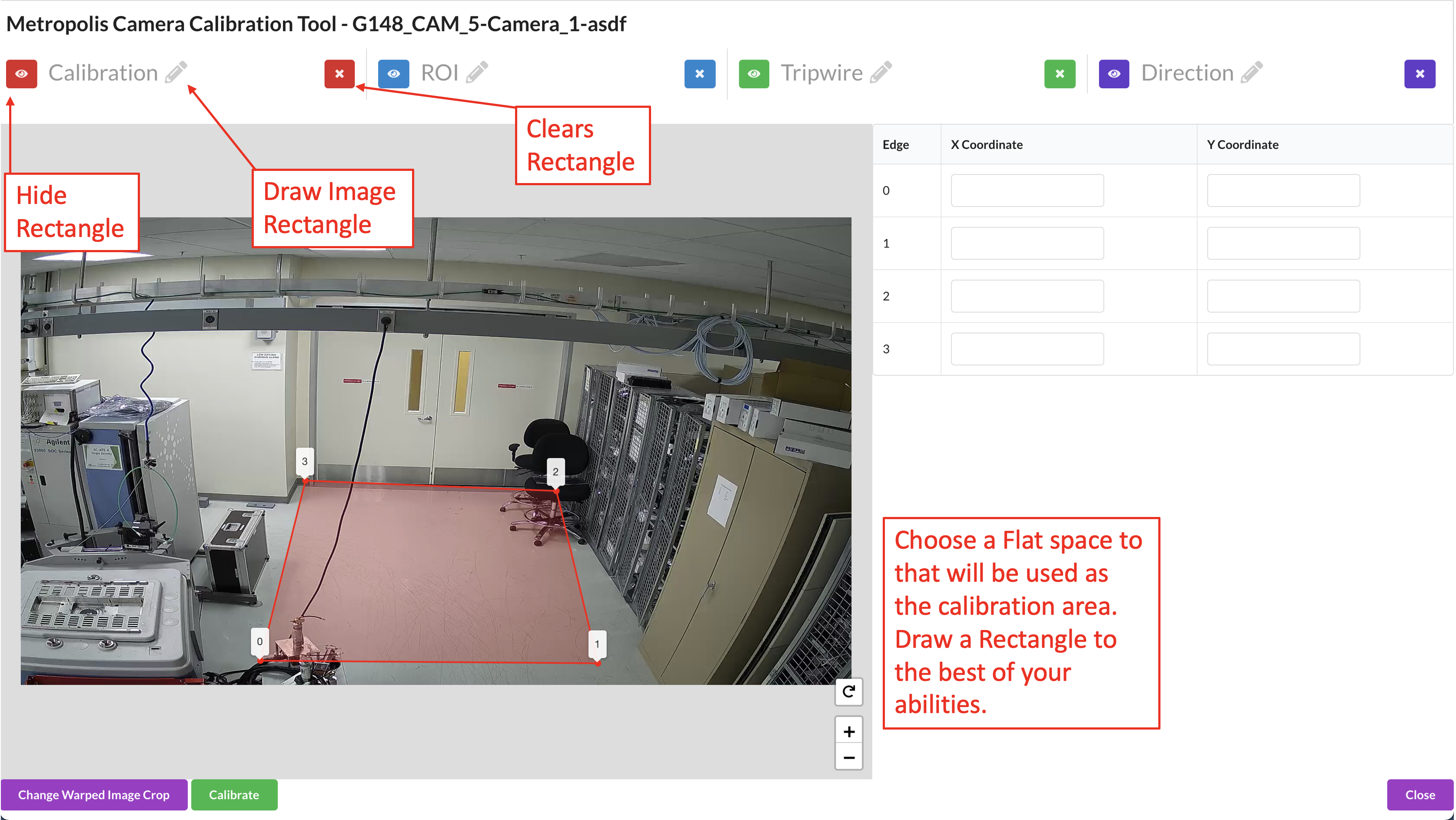 Approximate Calibration Generation Step 1