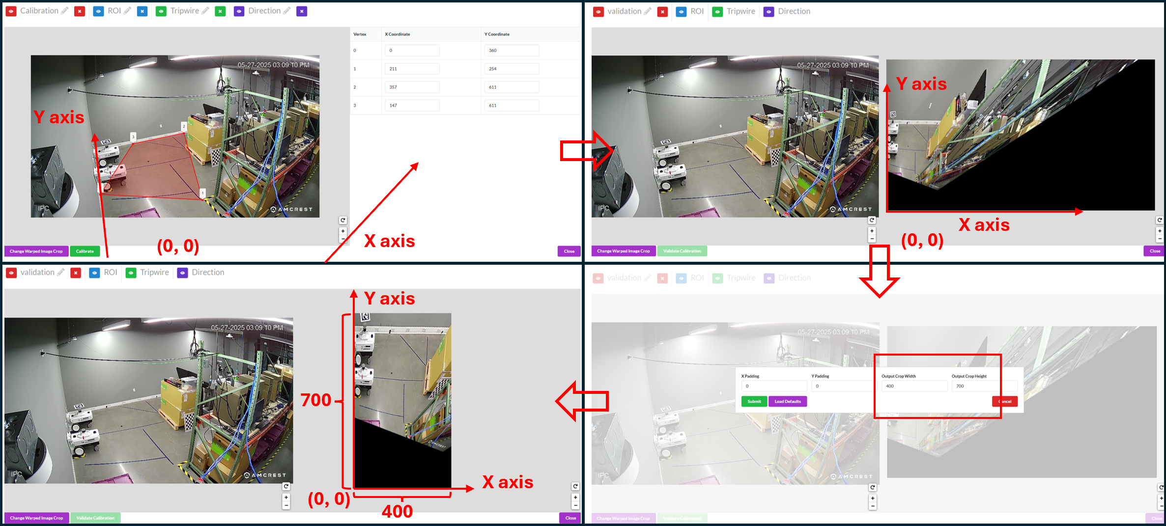Warped Image Description Example 1