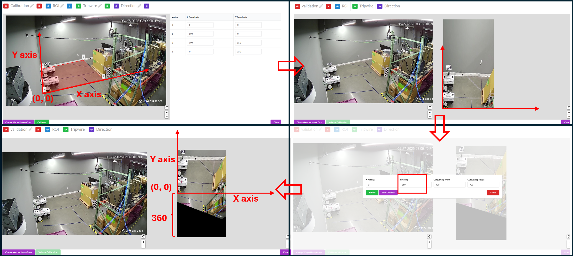 Warped Image Description Example 2