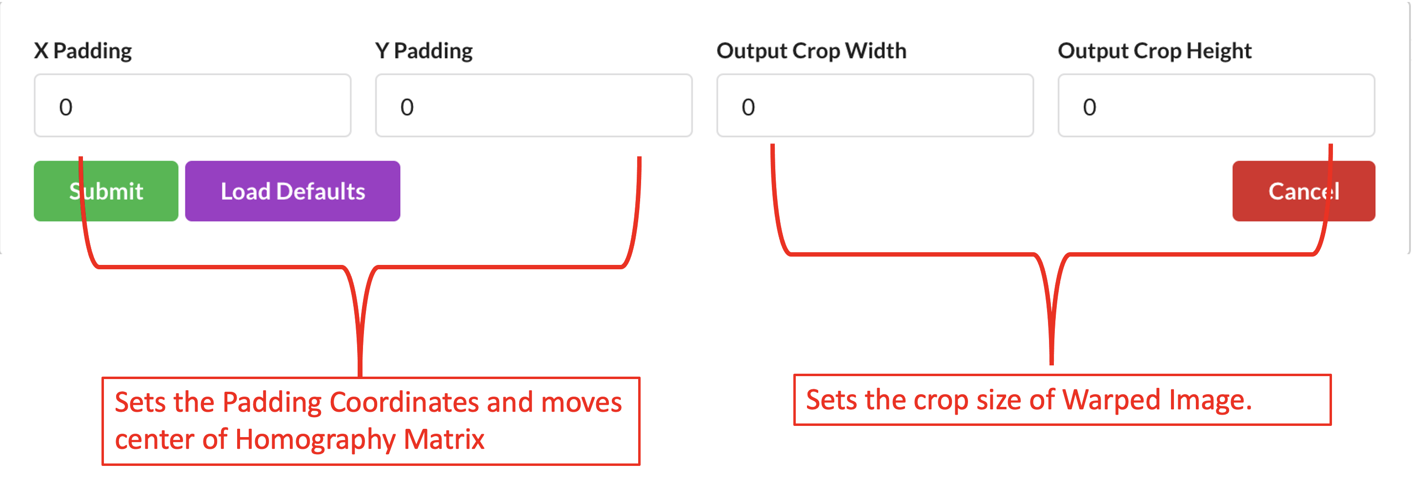 Warped Image Generation Step 1