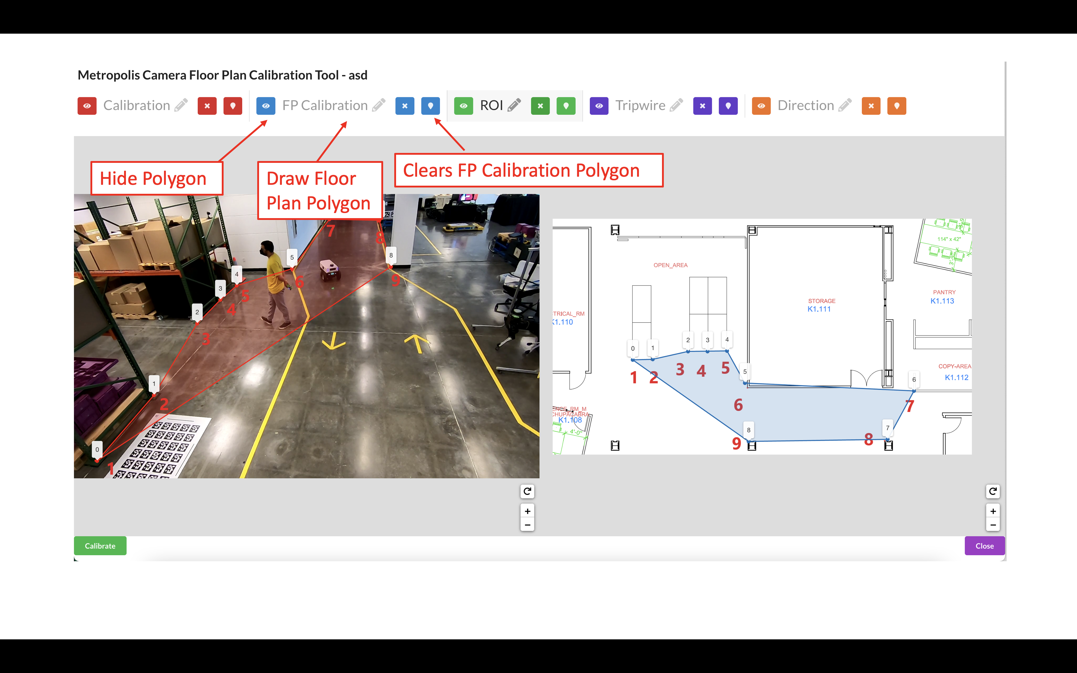 Multi-Camera Tracking Calibration Step 2