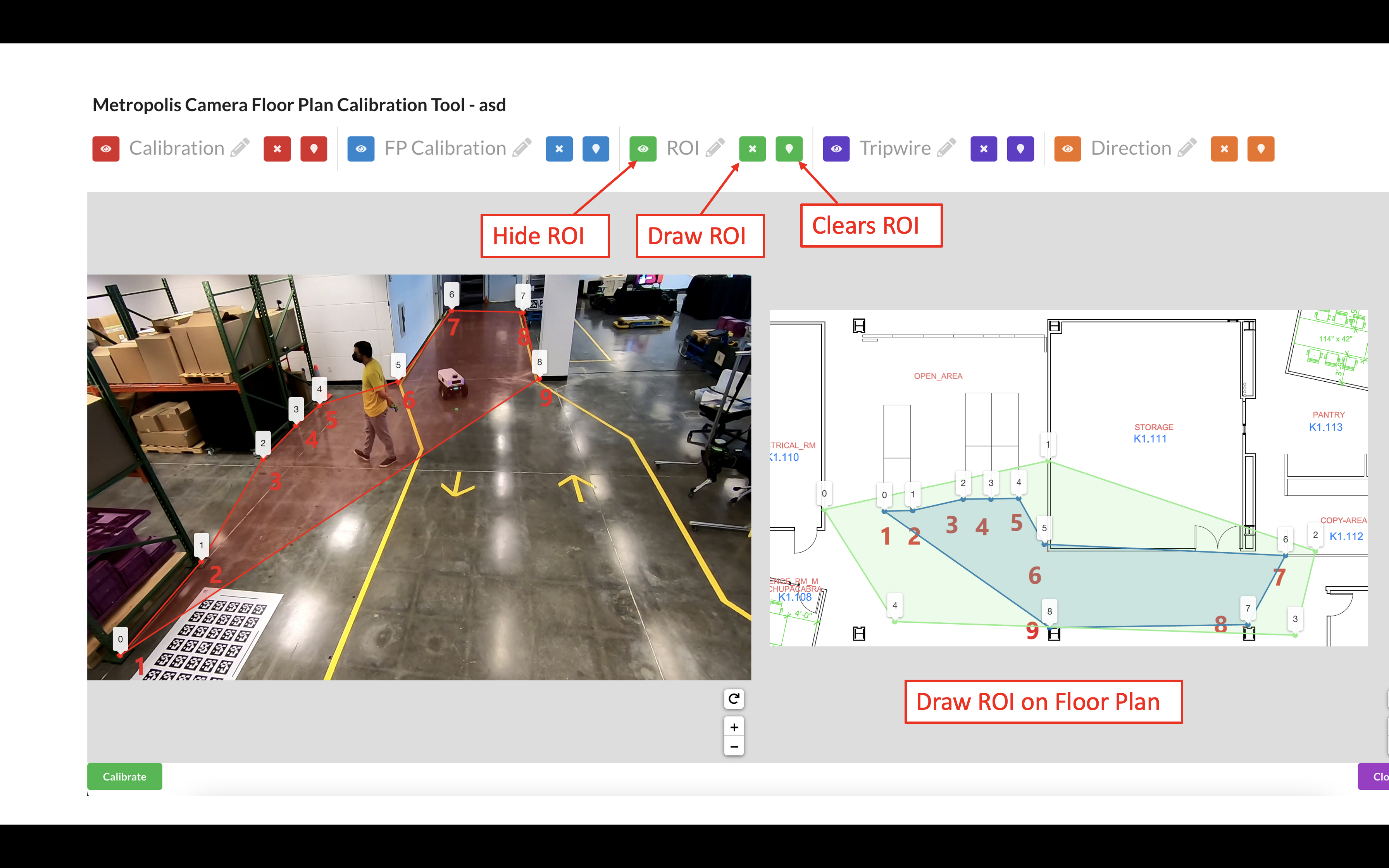 Multi-Camera Tracking Calibration Step 4