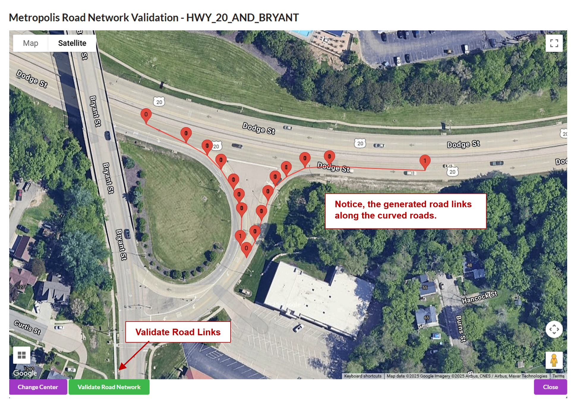 Road Link Validation Step 2