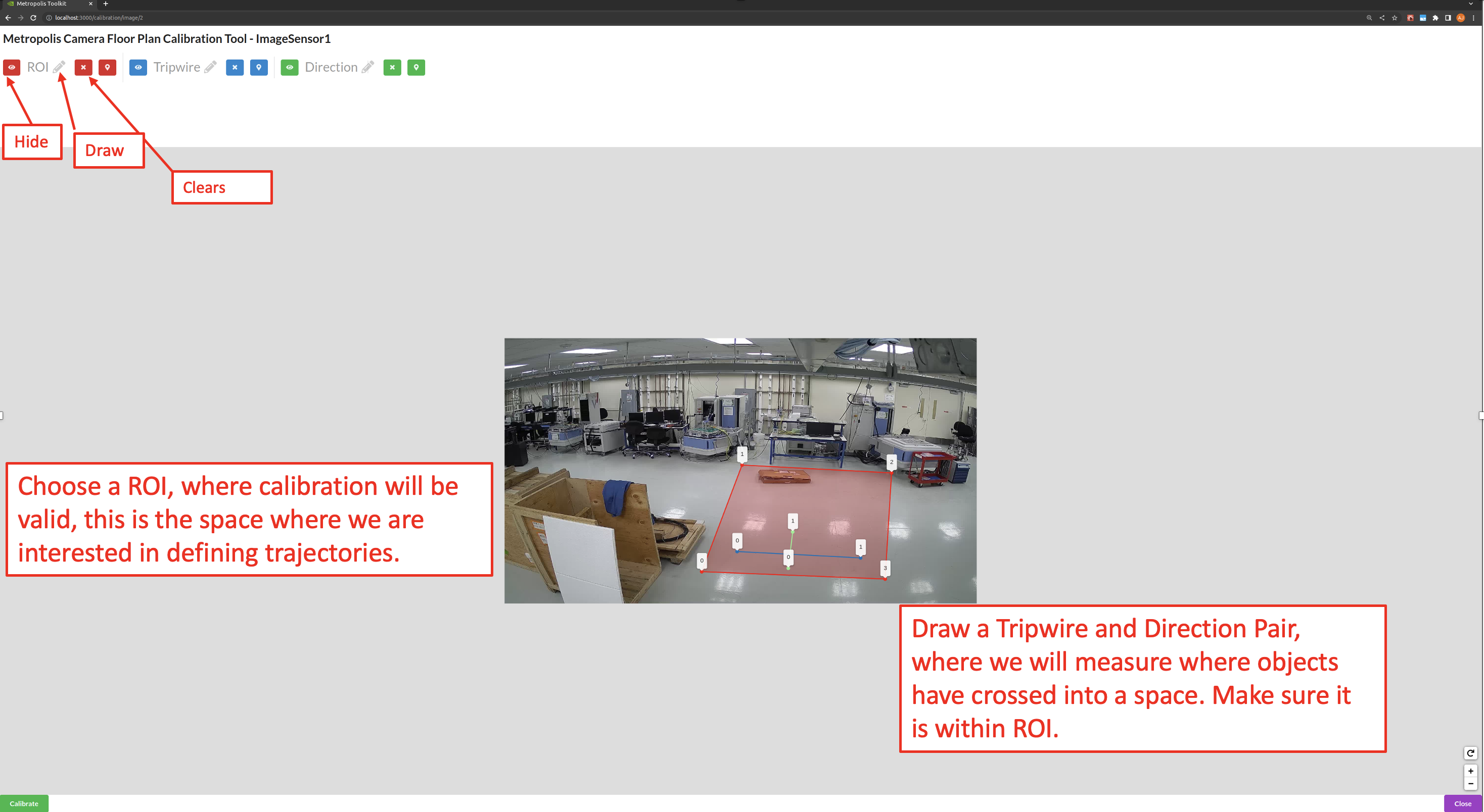Multi-Camera Tracking Calibration Step 4