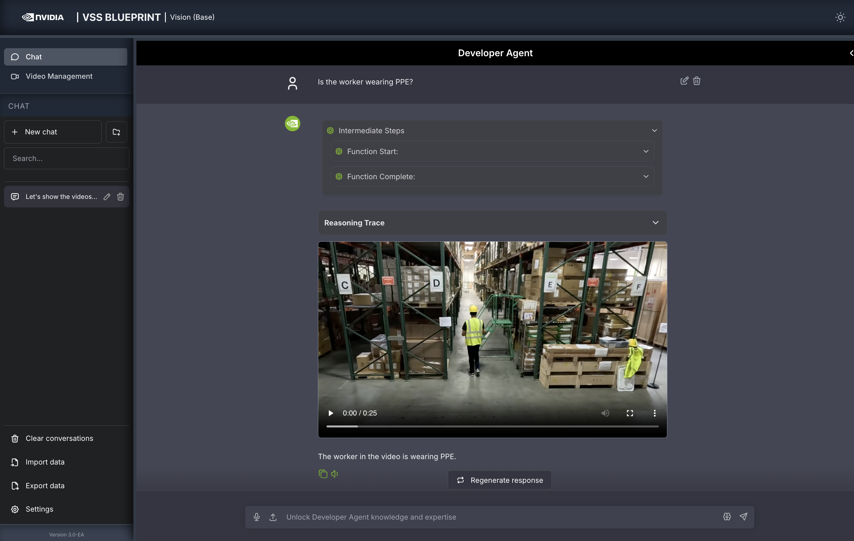 Query: Is the worker wearing PPE?