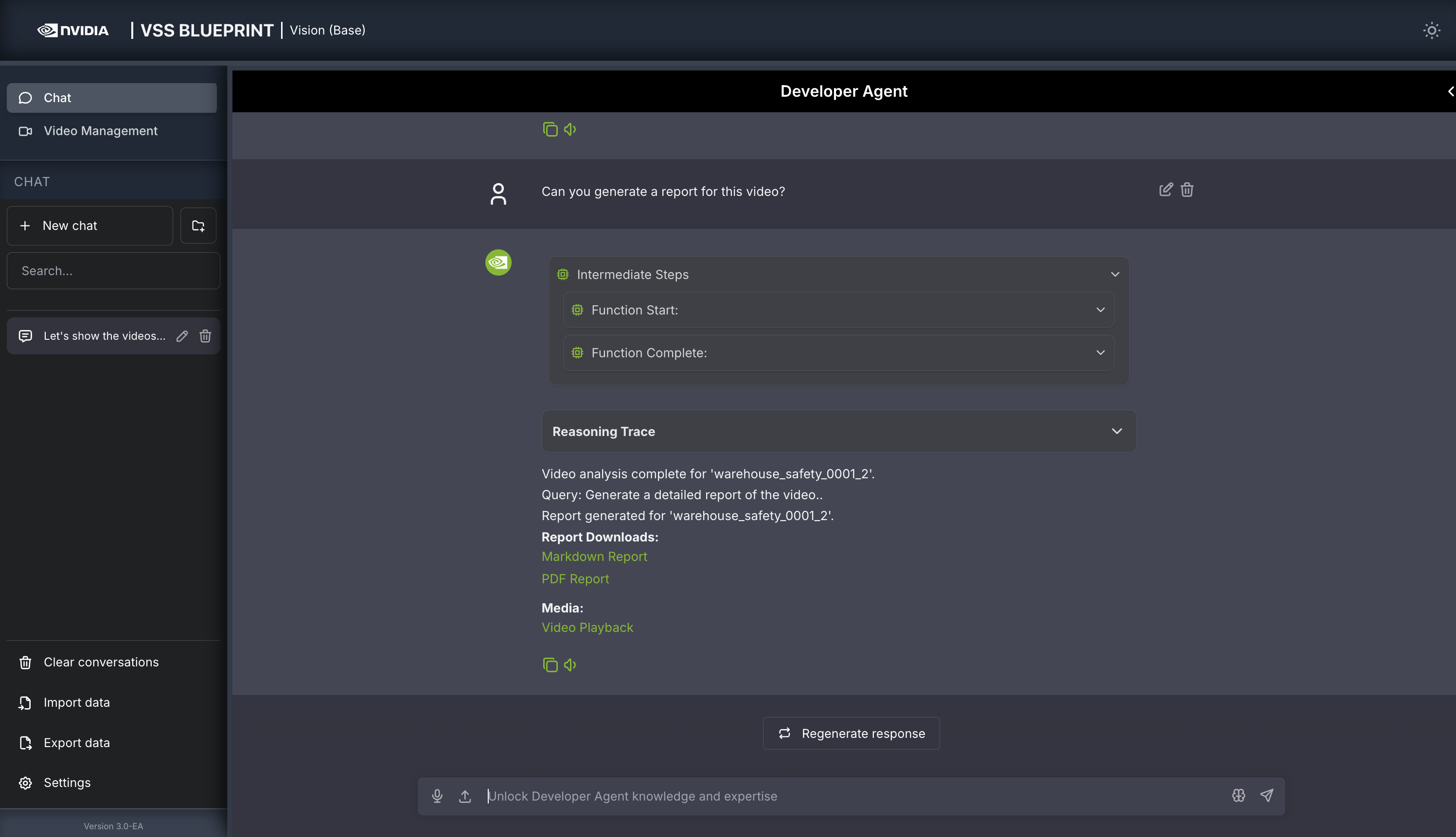 Query: Can you generate a report for this video?