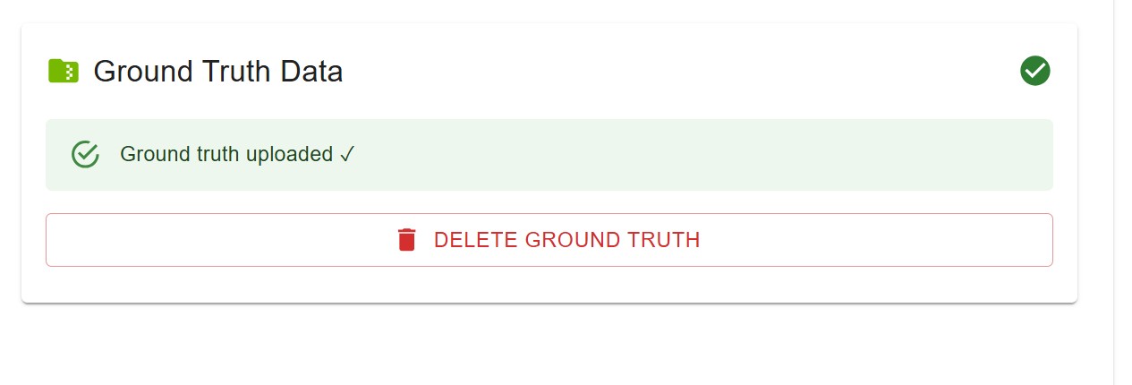 Ground Truth Delete