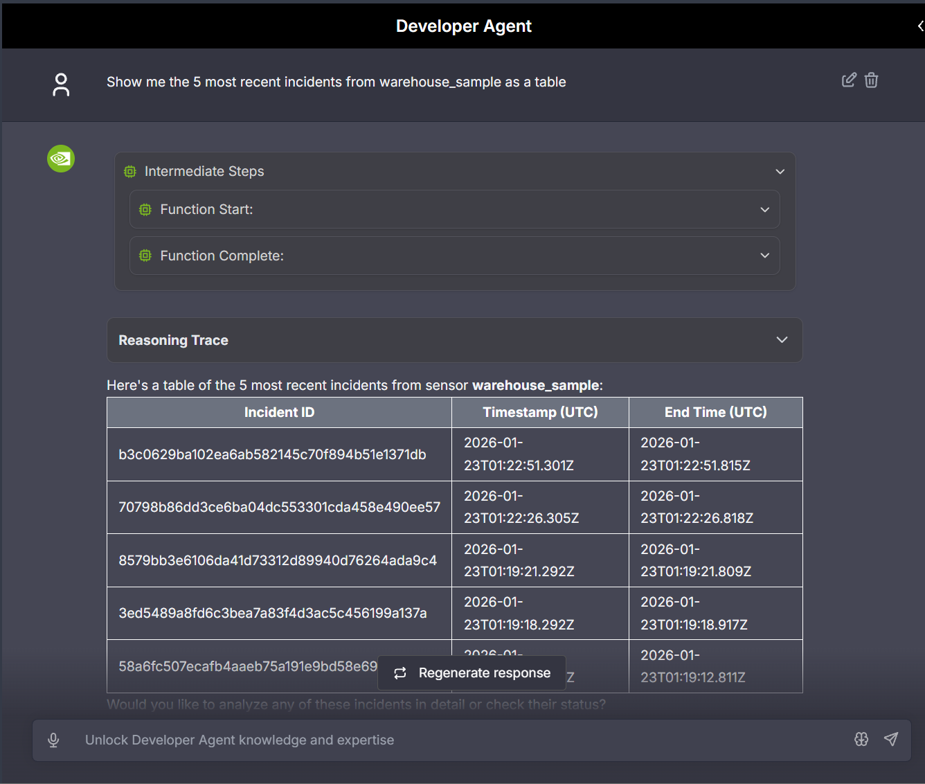 List Alert Incidents