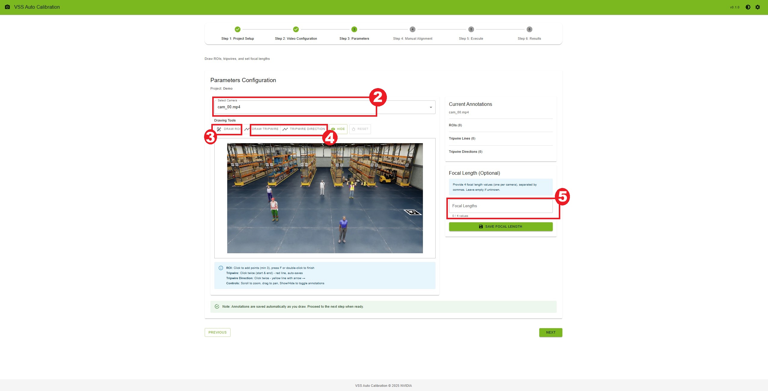 Parameters Configuration