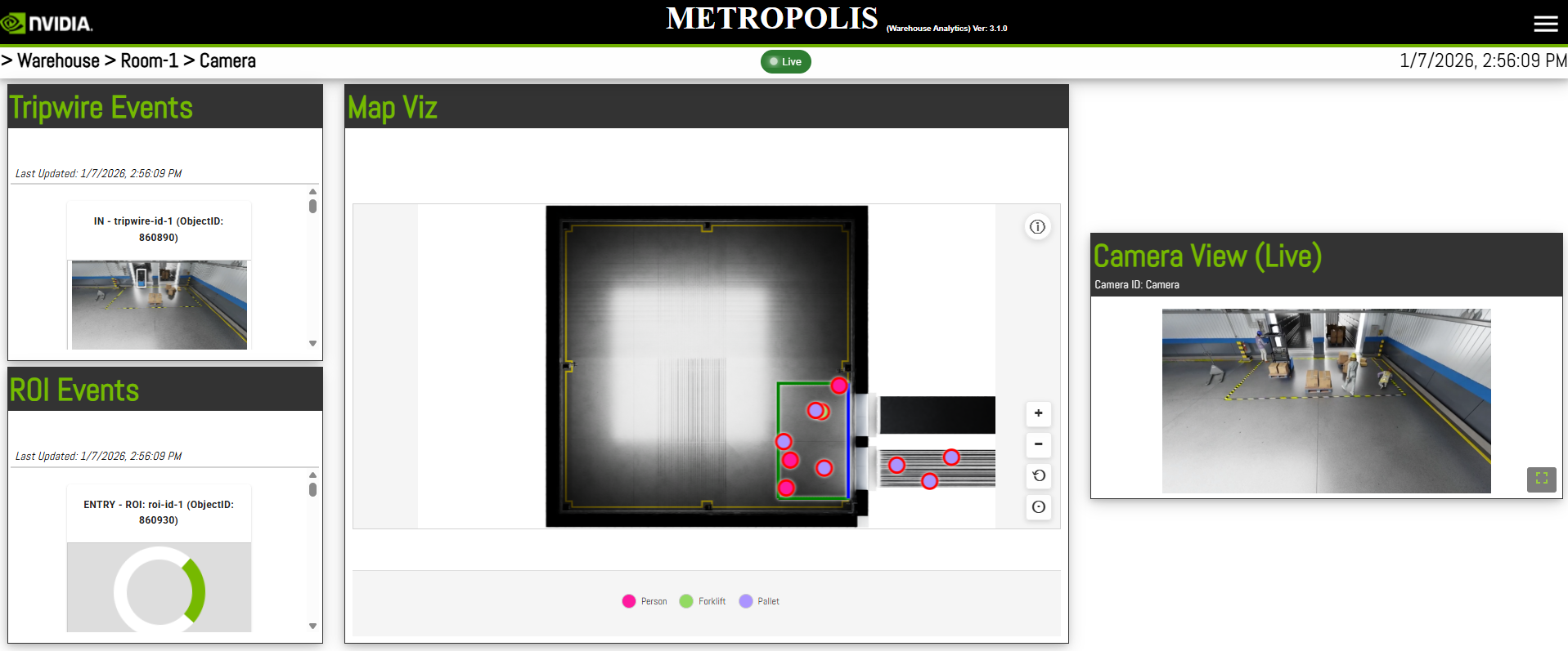 Reference Video Analytics UI