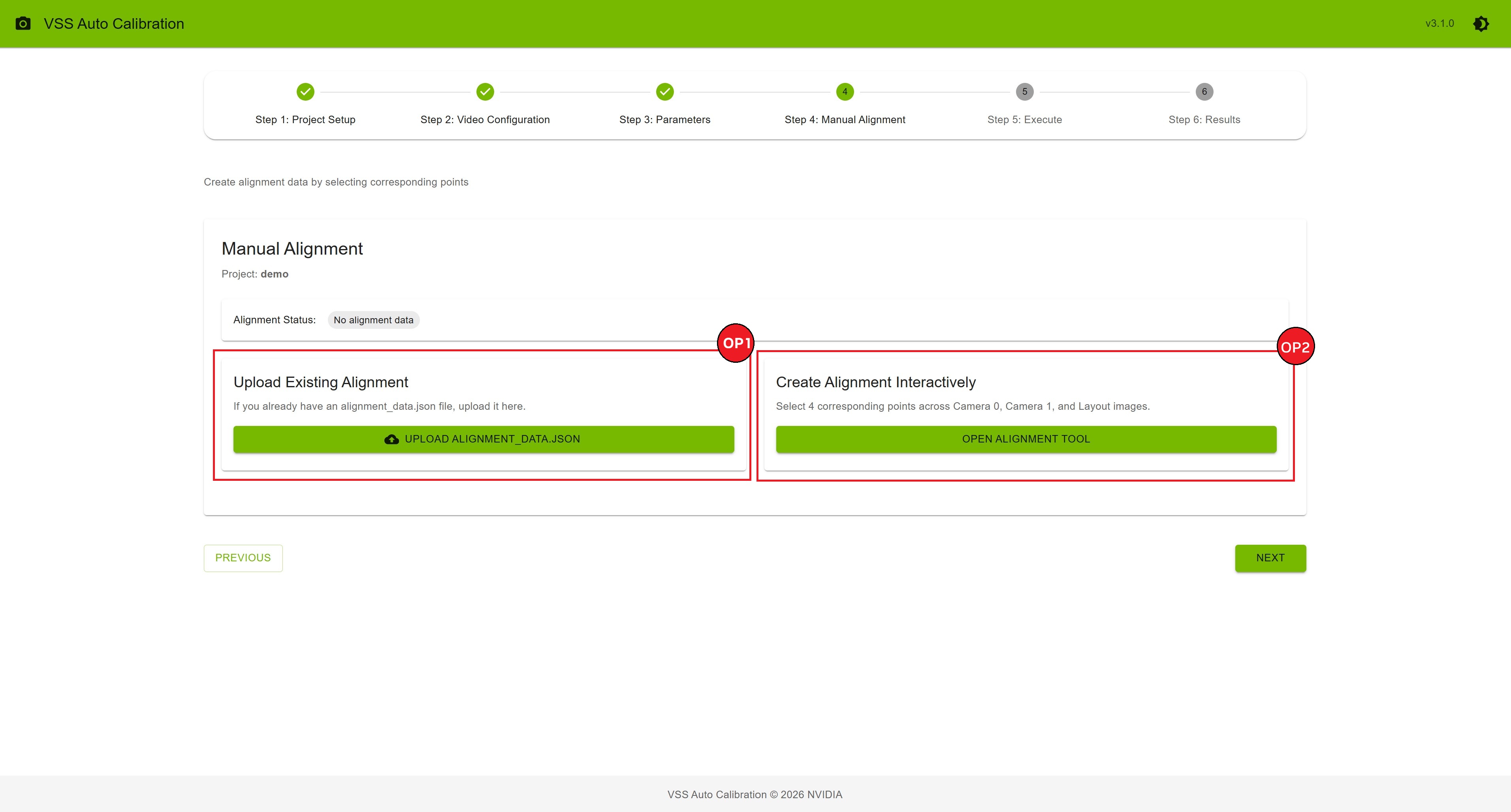 Alignment Option