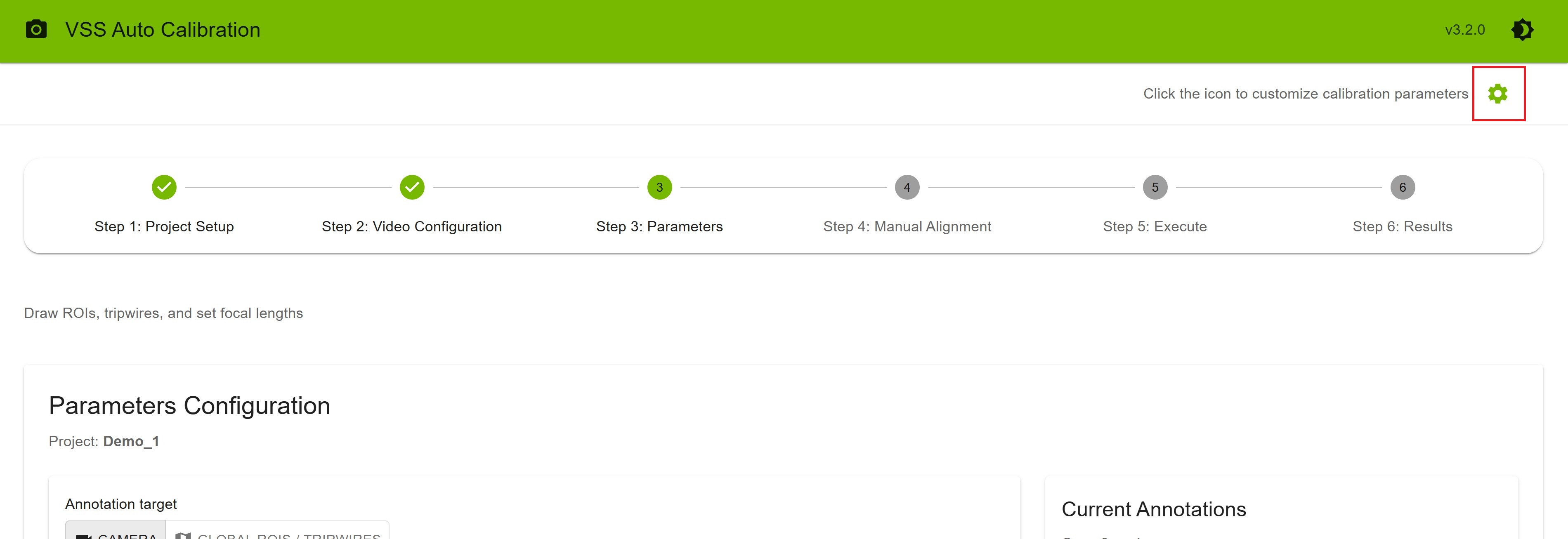 Settings Dialog