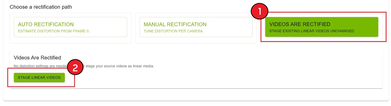 Linear Rectification Step