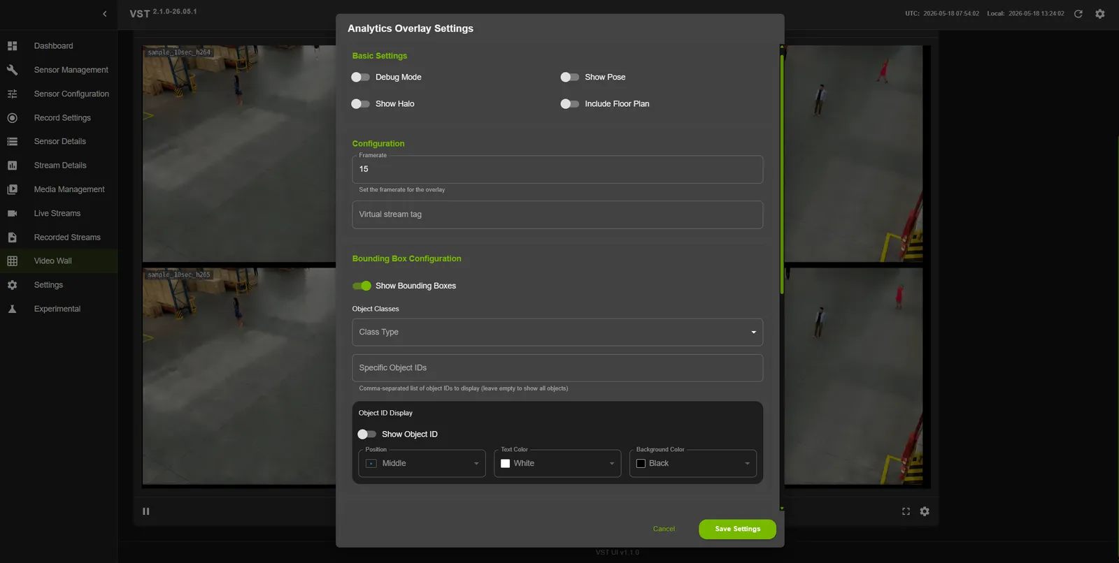 VIOS Overlay Settings