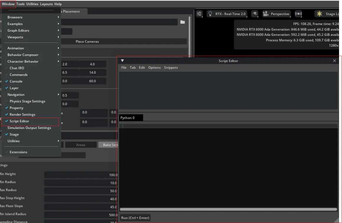 Script Editor location