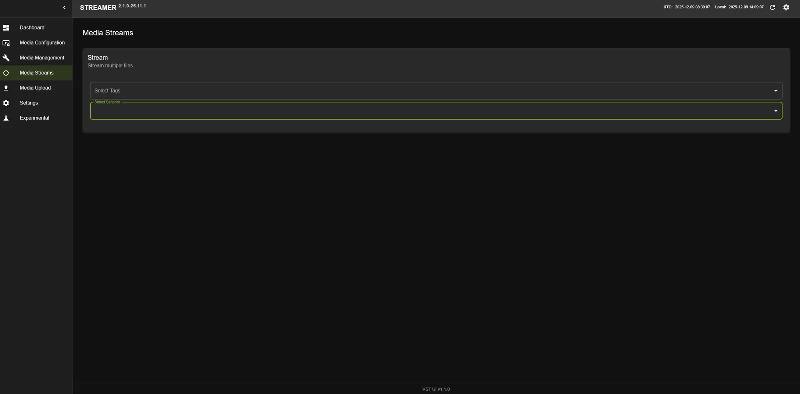 NVStreamer Streams