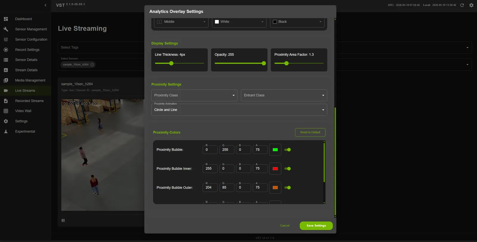 VIOS Overlay Settings