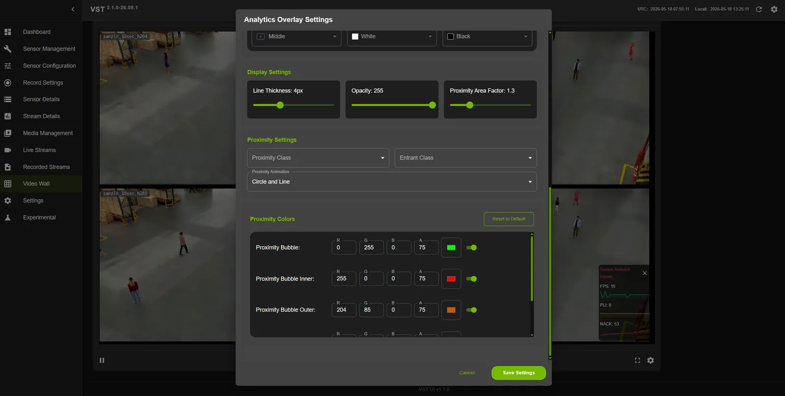 VIOS Overlay Settings