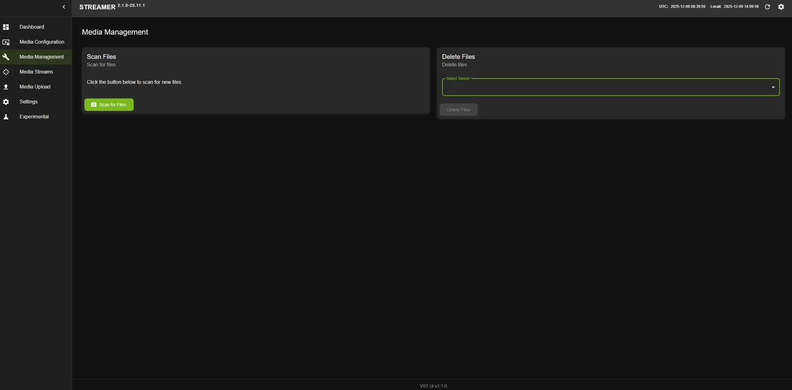 NVStreamer Delete File