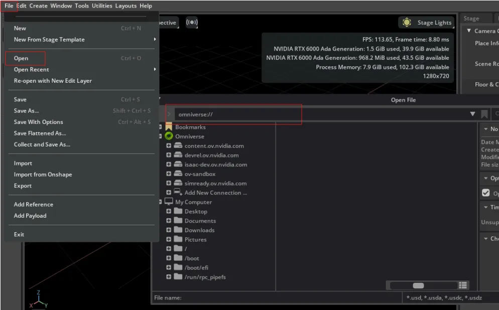 Scene Loading By File