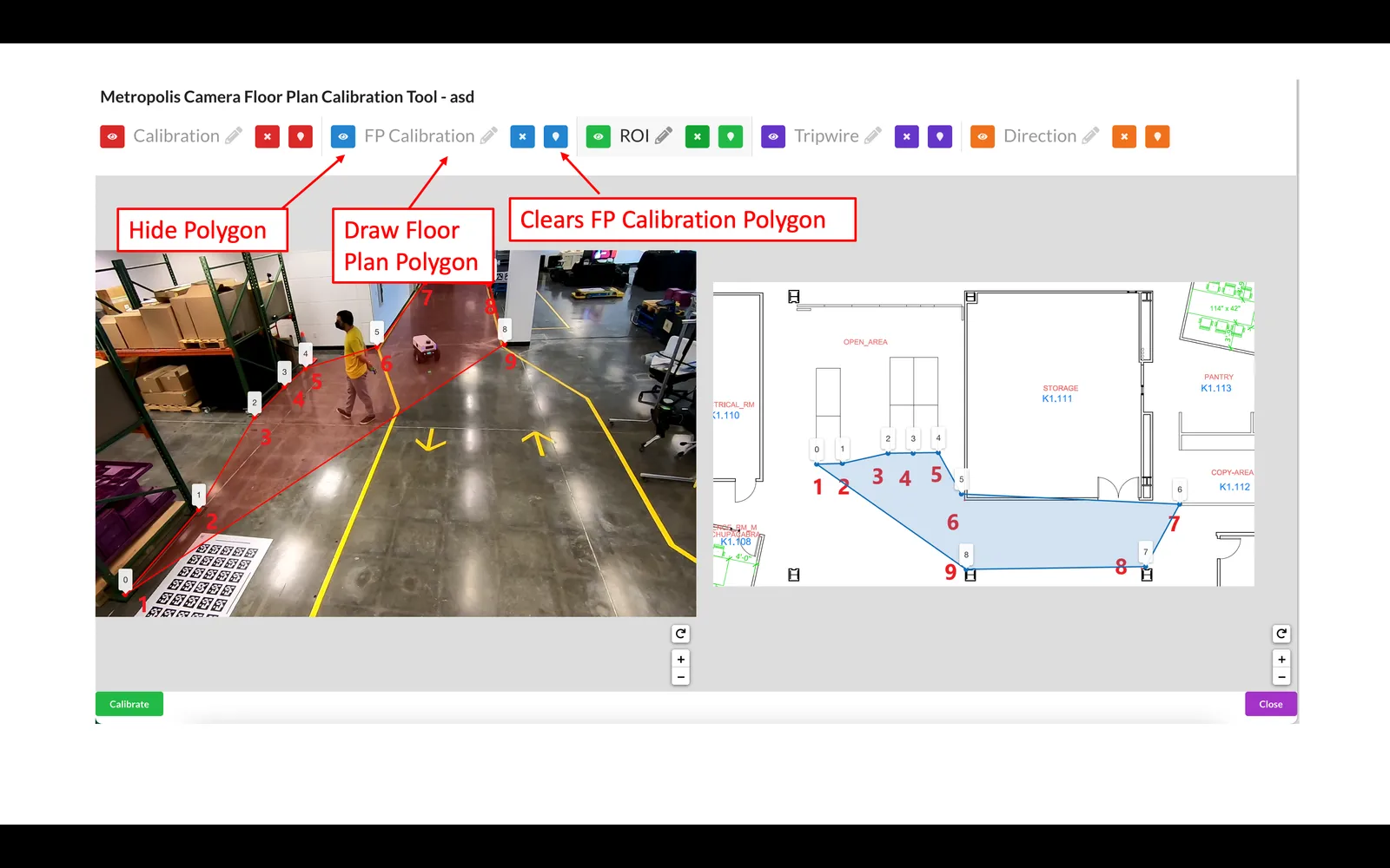 Multi-Camera Tracking Calibration Step 2