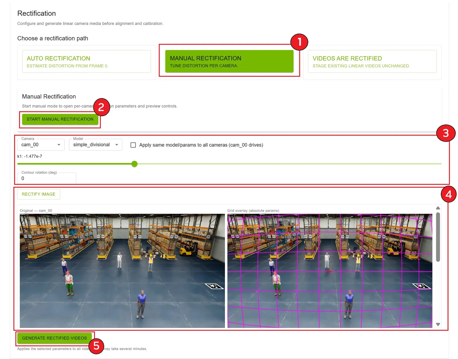Manual Rectification Step