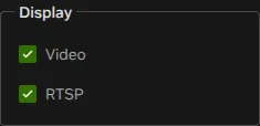 VSS Reference User Interface - Video Management Tab - Filter Toggles
