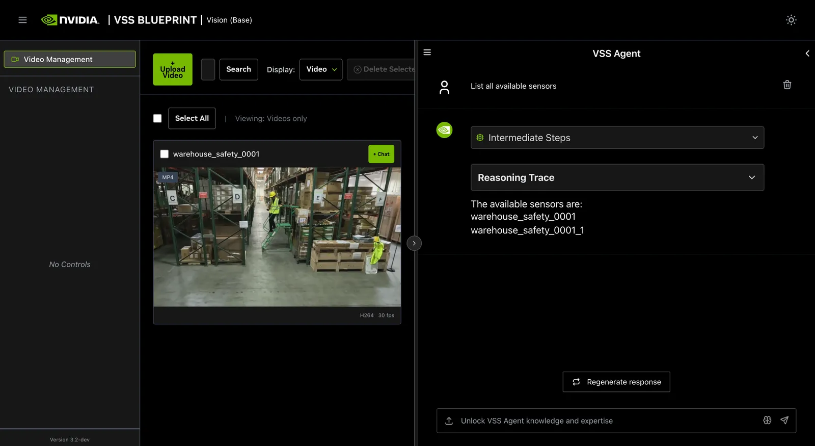 Query: List all available sensors
